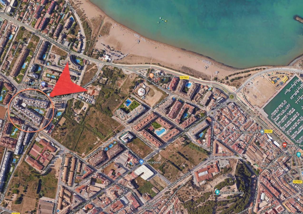 Penthouse Denia Appartement Buitenkant foto